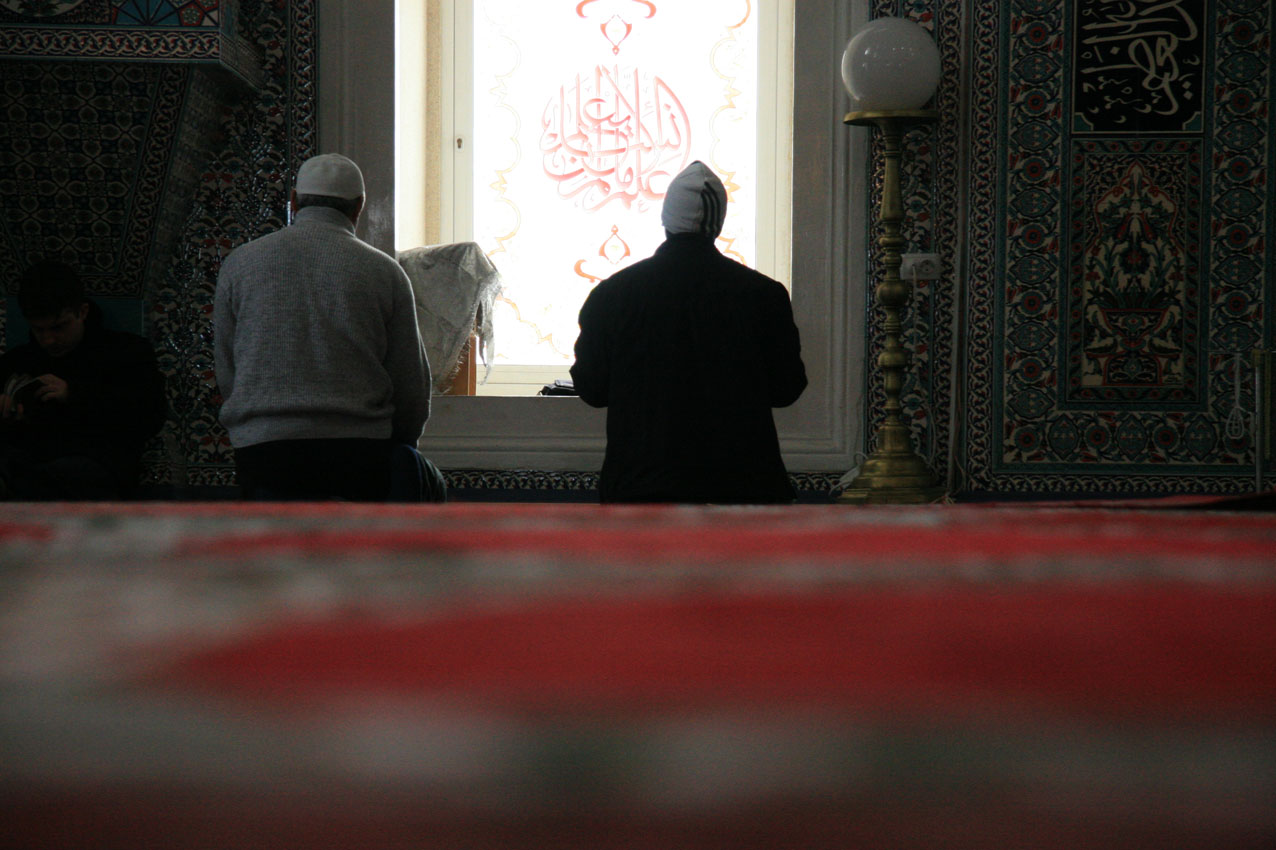 Desde dentro de la mezquita